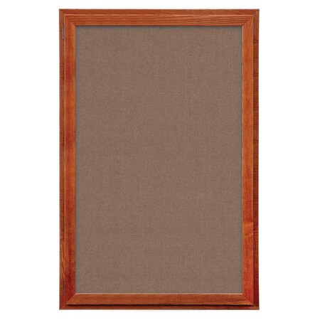 United Visual Products Indoor Enclosed Combo Board, 72"x36", Satin Frame/Green & Ultramarine UVCB7236-GREEN-ULTMAR